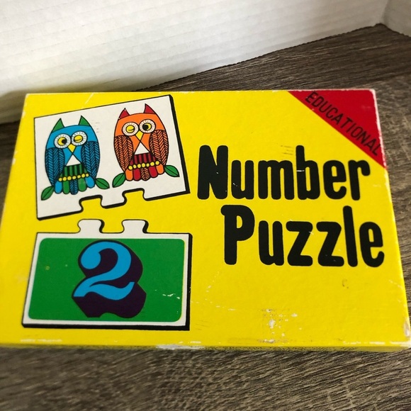 Vtg Picture Dominos and Number Puzzle Sets - Picture 3 of 9